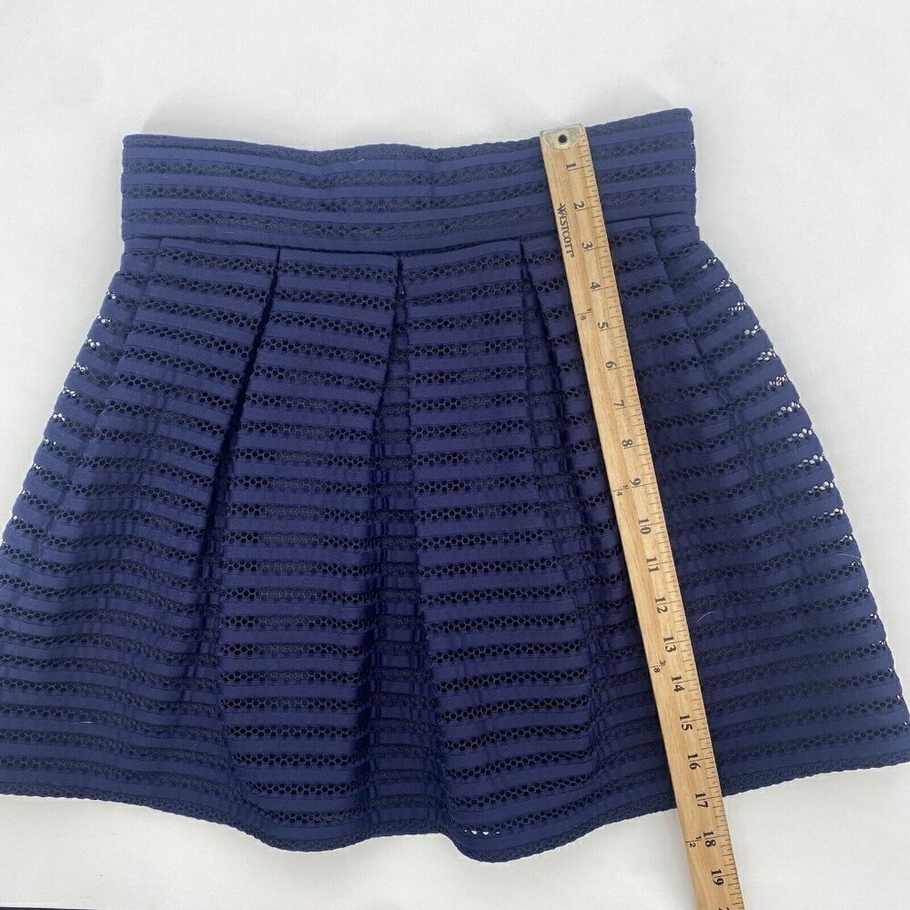 Freestyle Revolution Juniors Size M Punk Party Skirt Eyelet Navy Blue NWT - Picture 5 of 10